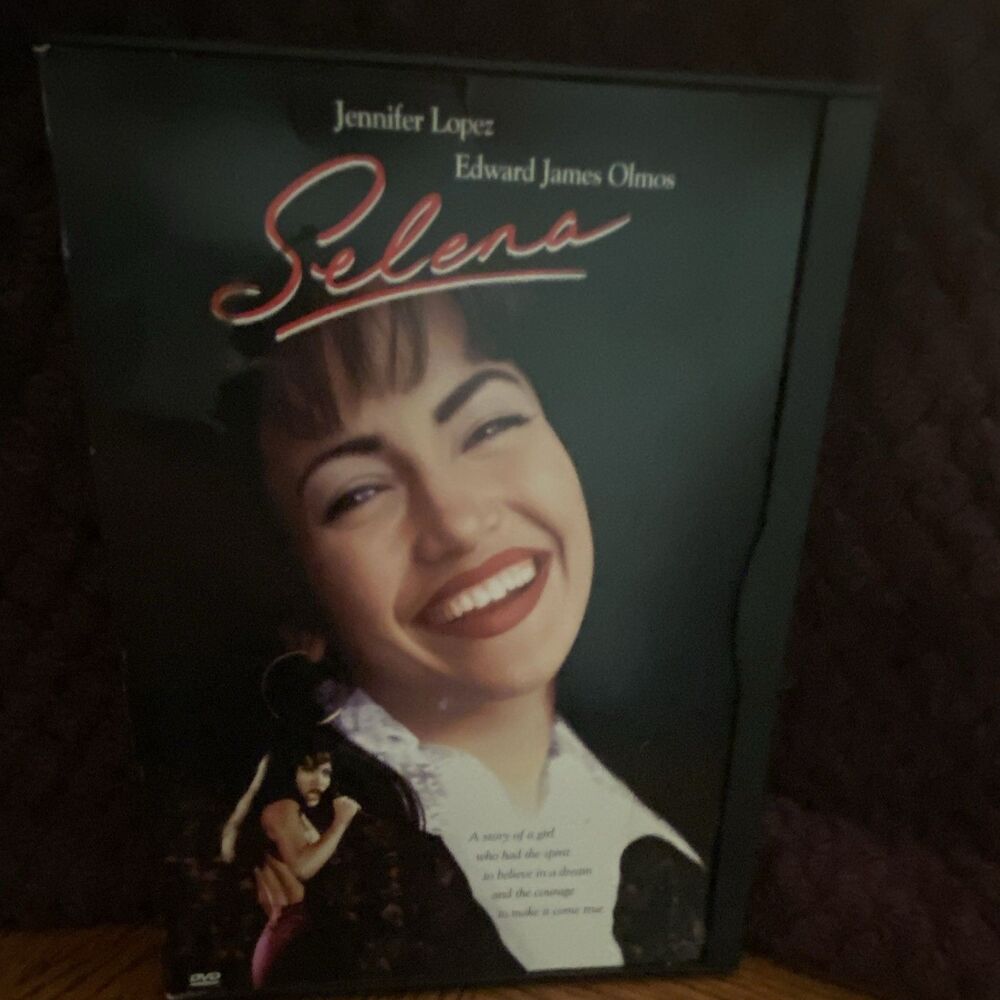 SELENA DVD JENNIFER LOPEZ EDWARD JAMES OLMOS MOVIE TALL/DVD CASE
